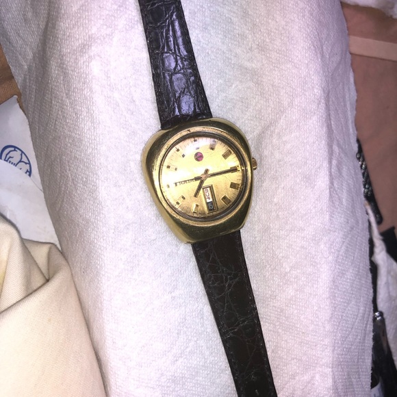 14K Rolled Gold Rado 1950s Golden Gate Gold filled Automatic AM Band - Picture 8 of 10